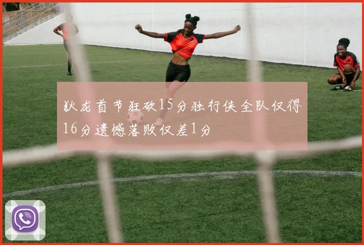 狄龙首节狂砍15分独行侠全队仅得16分遗憾落败仅差1分