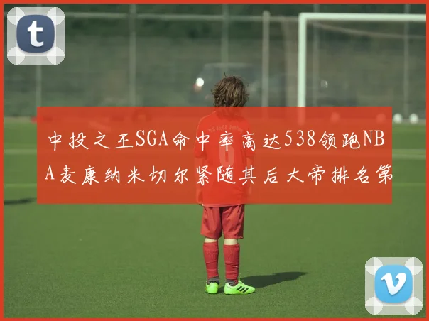 中投之王SGA命中率高达538领跑NBA麦康纳米切尔紧随其后大帝排名第七
